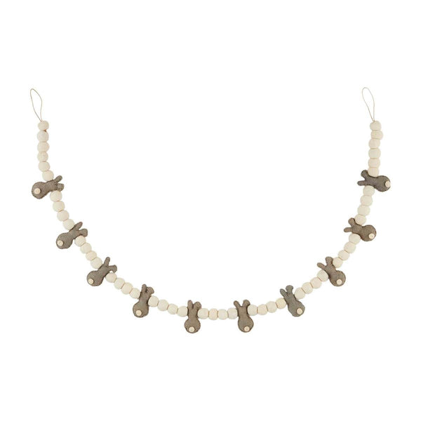 Wool Garland Easter Bunny