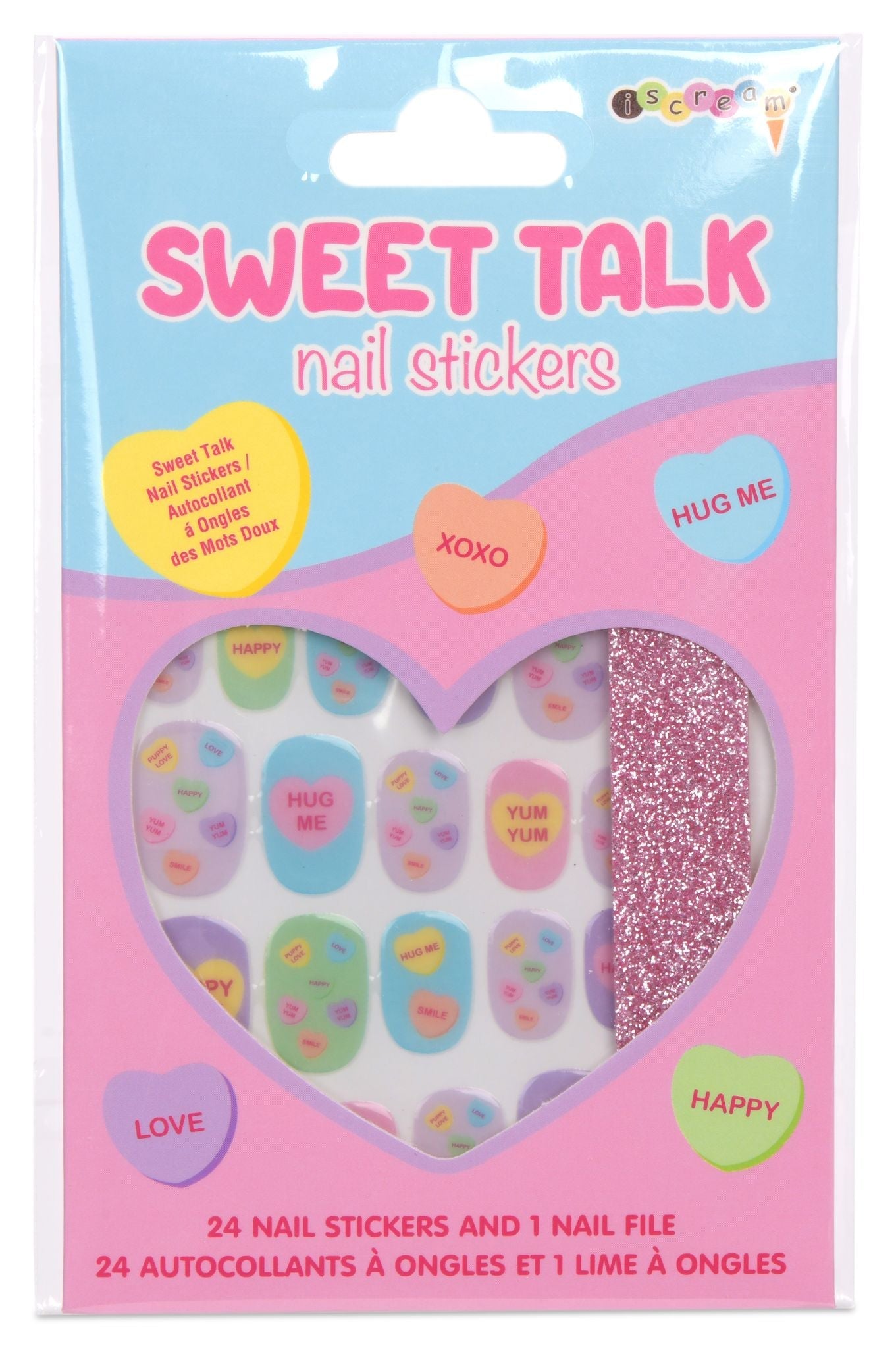 Sweet Talk Nail Stickers and Nail File Set
