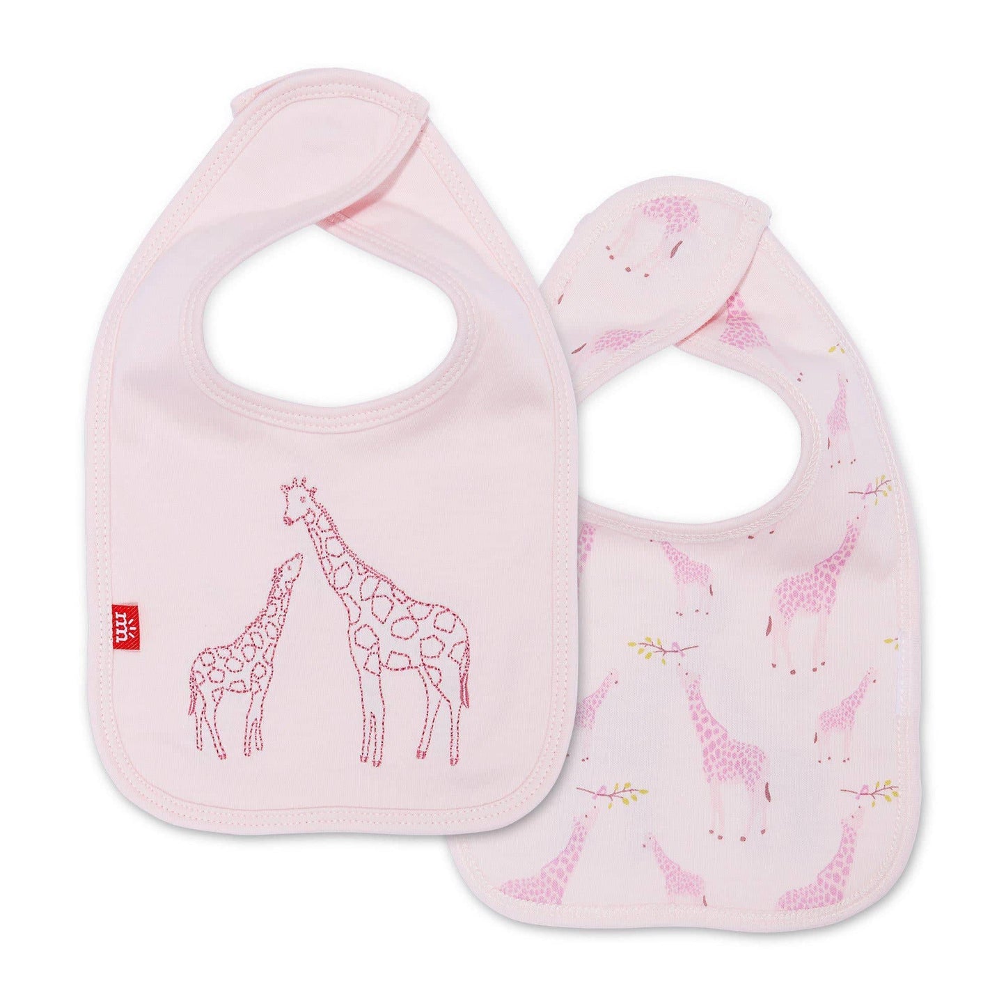 Pink Jolie Giraffe Bib