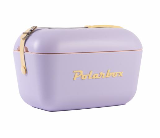 Lilac Polarbox Cooler w/ Yellow Strap