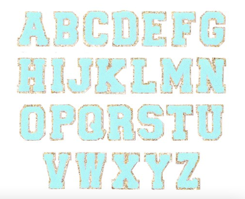 Individual Letter Patch - Mint