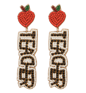 Apple Teacher Earrings