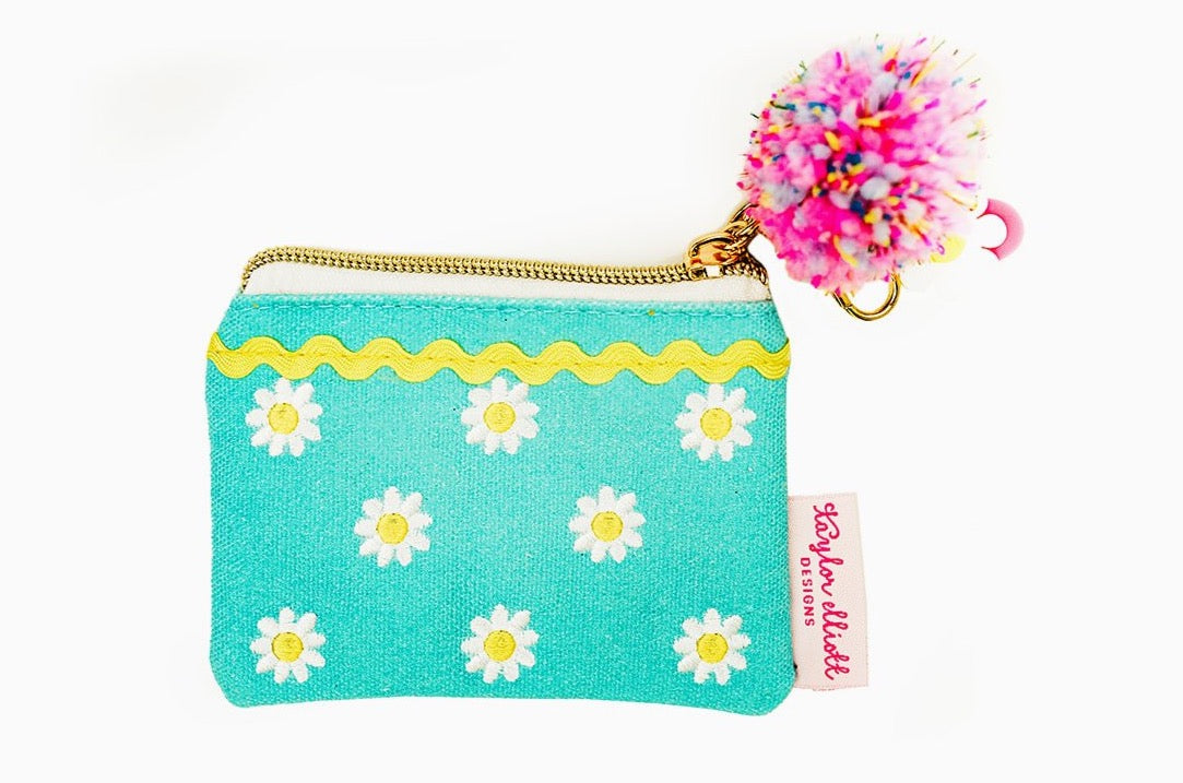 Daisy Keychain Pouch