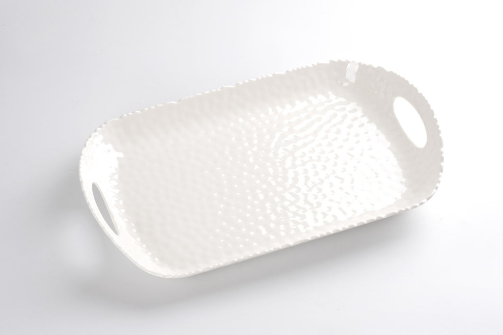 Melamine Rectangular Tray W/ Handles