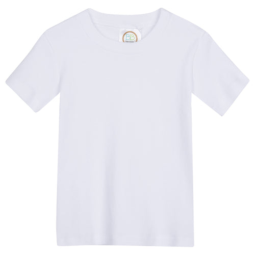 White Boy's Short Sleeve Tee Shirt | 3T