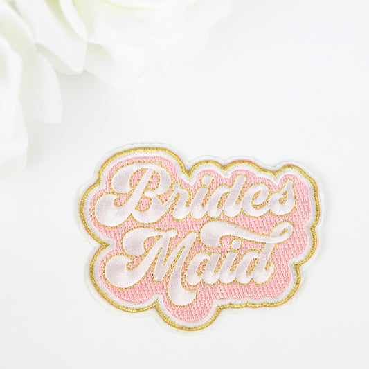 Bridesmaid - Bridal Patch Embroidered Adhesive