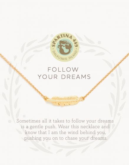 SLV 16" Necklace - Follow Your Dreams