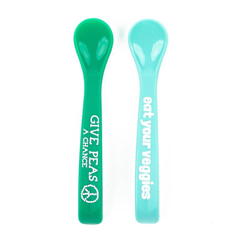 Spoon Set - Give Peas/Eat Veggies