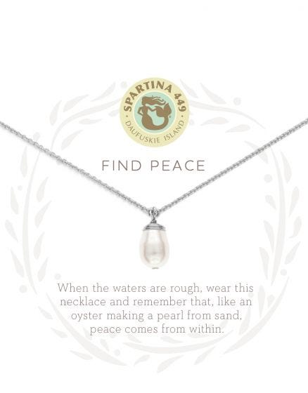 SLV 18" Necklace - Find Peace