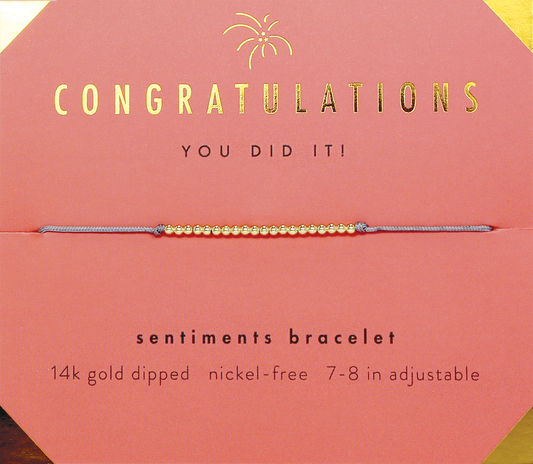 Birthday Bracelet Congrats