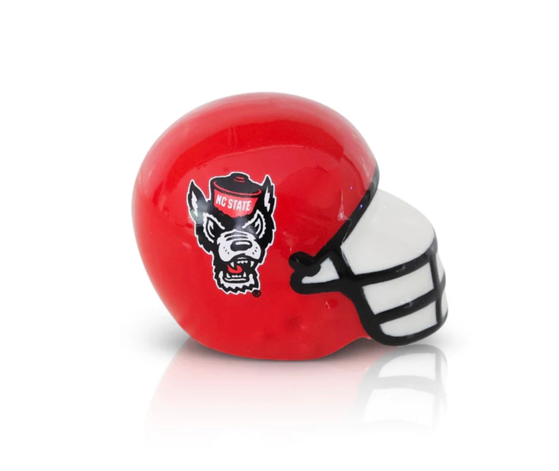 Nora Fleming Mini - NC State Helmet