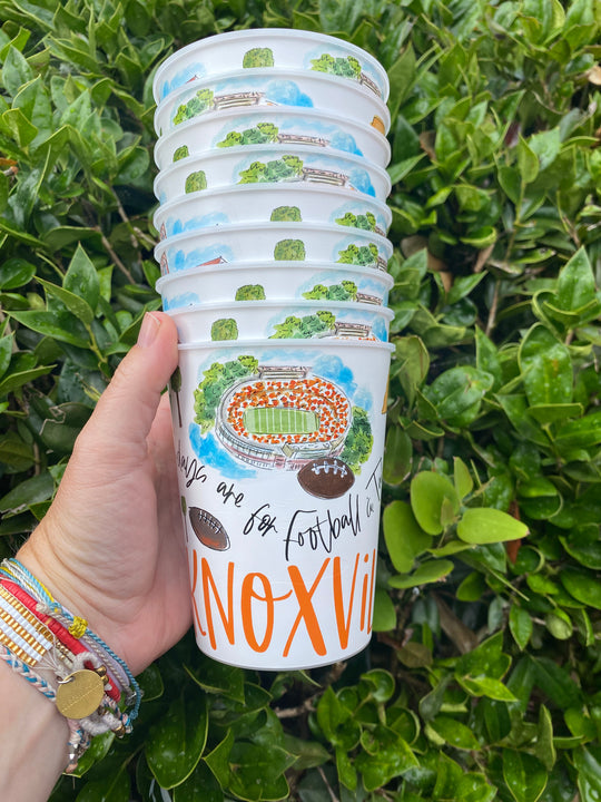 Knoxville Reusable Party Cups (Set of 6)