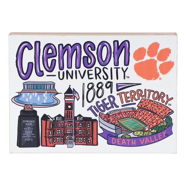 Icon Block | Clemson