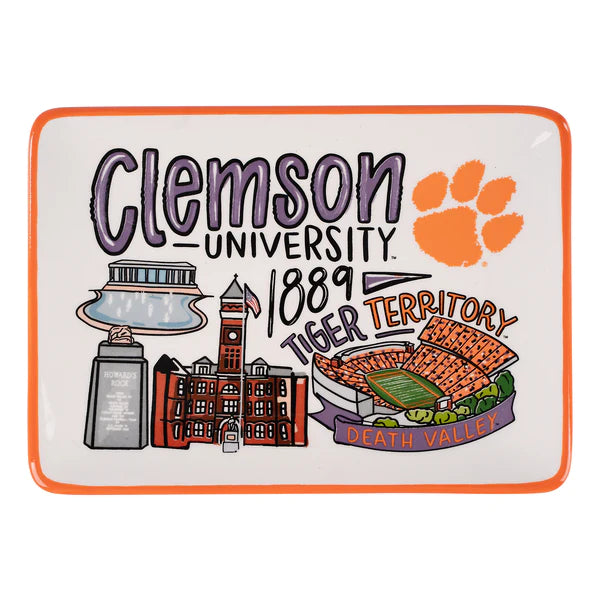 Icon Trinket Tray | Clemson