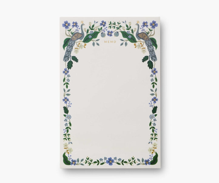 Peacock Memo Notepad