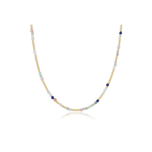 15" Choker Hope Unwritten Gemstone - Hot Mess