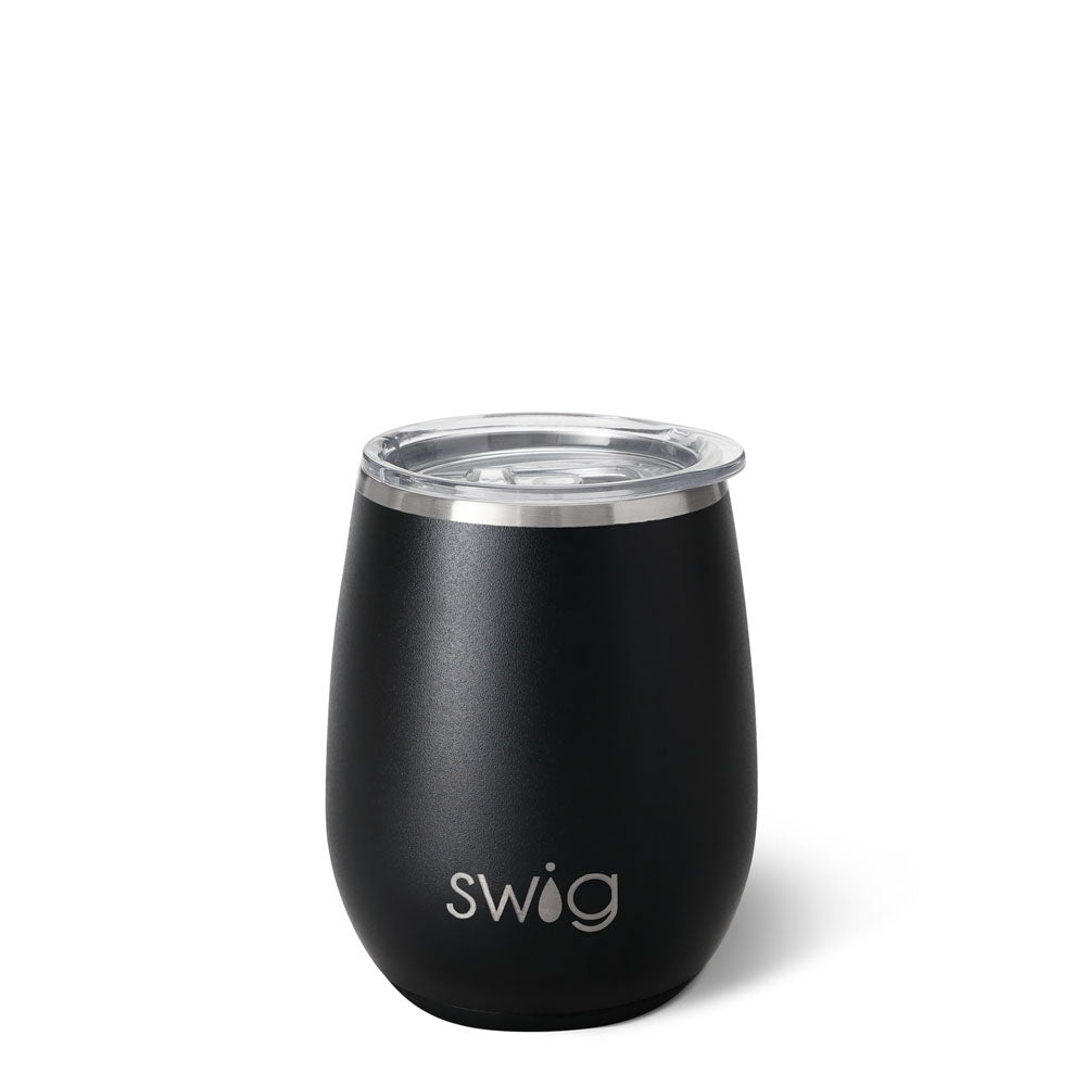 14oz Stemless Wine Cup - Matte Black