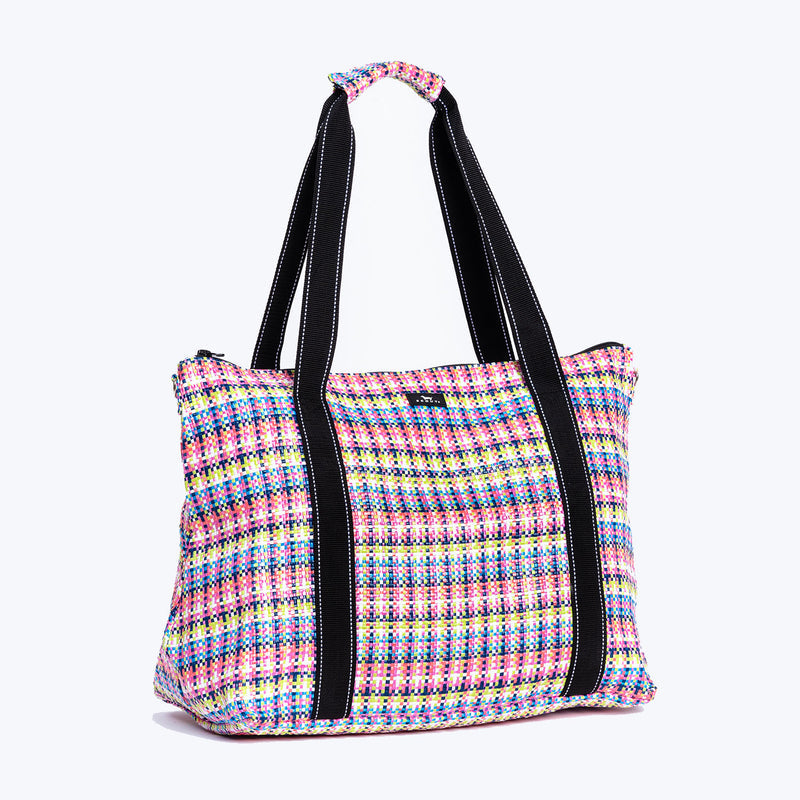 On Holiday | Woven Travel Bag | Large | Spring Fling