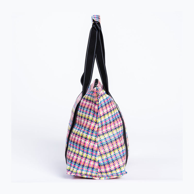 On Holiday | Woven Travel Bag | Large | Spring Fling