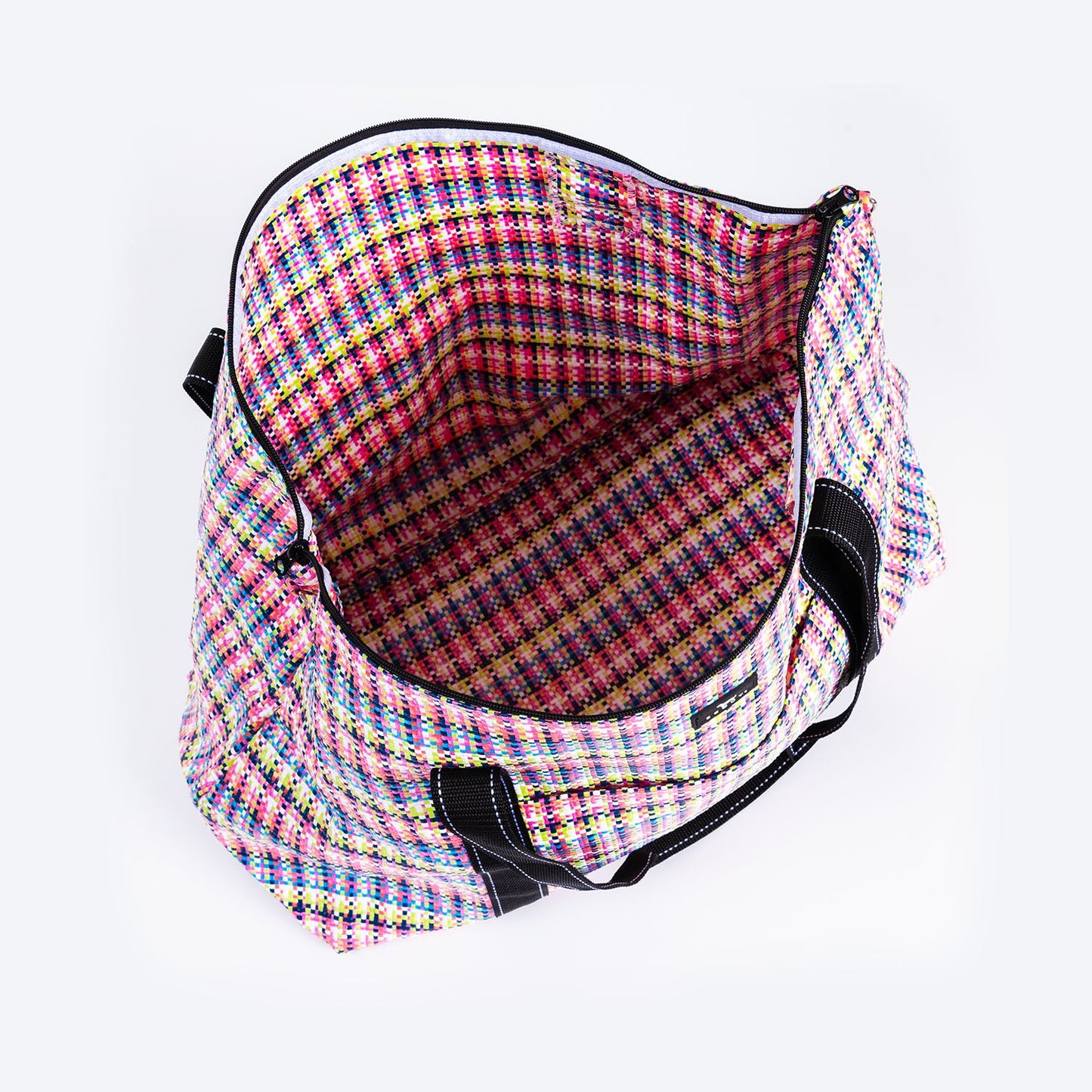 On Holiday | Woven Travel Bag | Large | Spring Fling