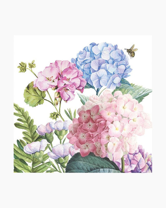 Cocktail Napkins | Wild Hydrangea