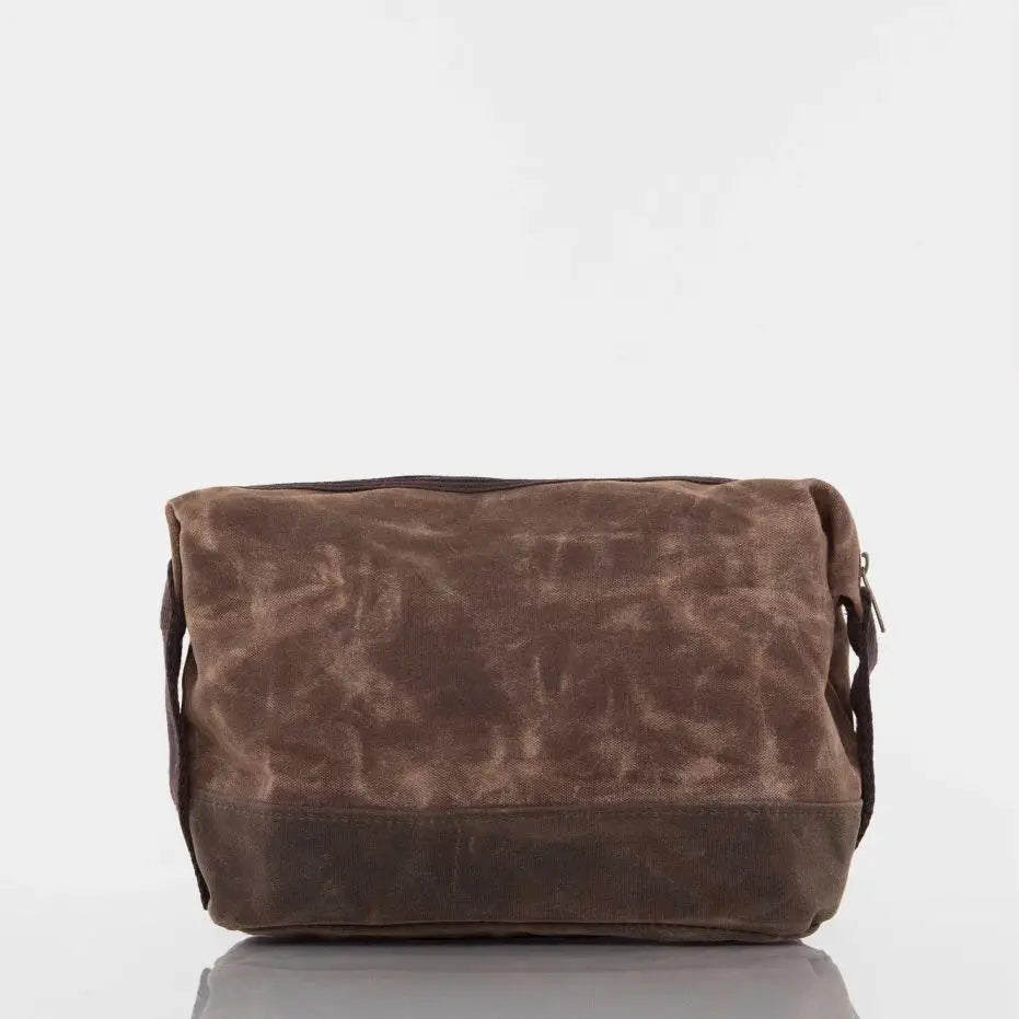 Waxed Dopp Kit | Khaki