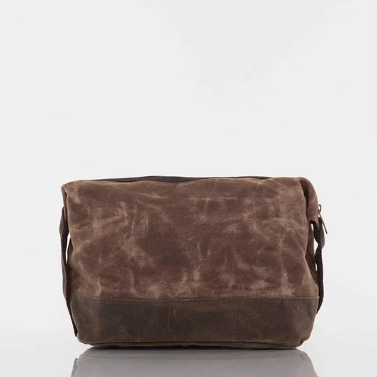 Waxed Dopp Kit | Khaki