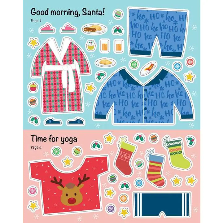 Sticker Book | Dress-Up | Santa & Friends
