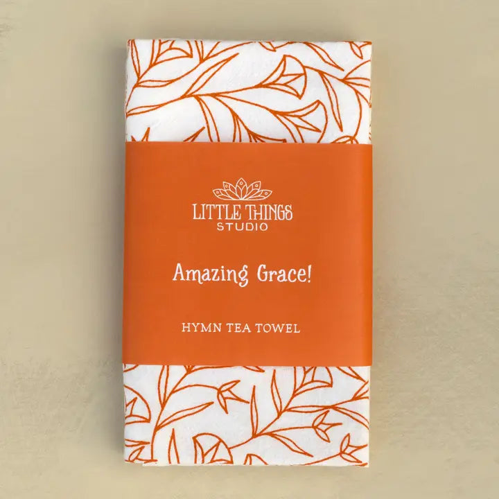 Tea Towel | Amazing Grace Hymn
