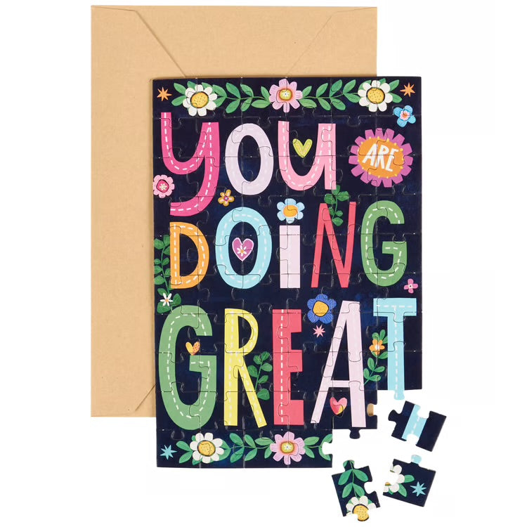 Puzzle Card - Doing Great