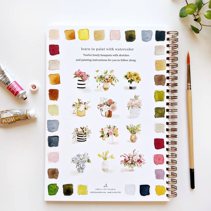 Watercolor Workbook | Bouquets