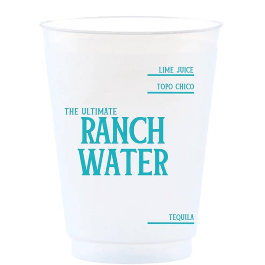 Frosted Cups | Ranch Water