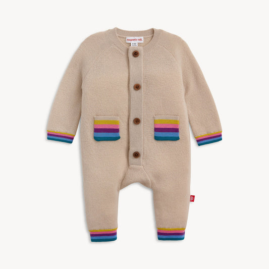 Magnetic Me Coverall | Oatmeal Wool