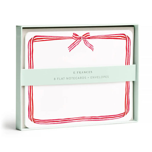 Flat Note Set | Red Ribbon Candy
