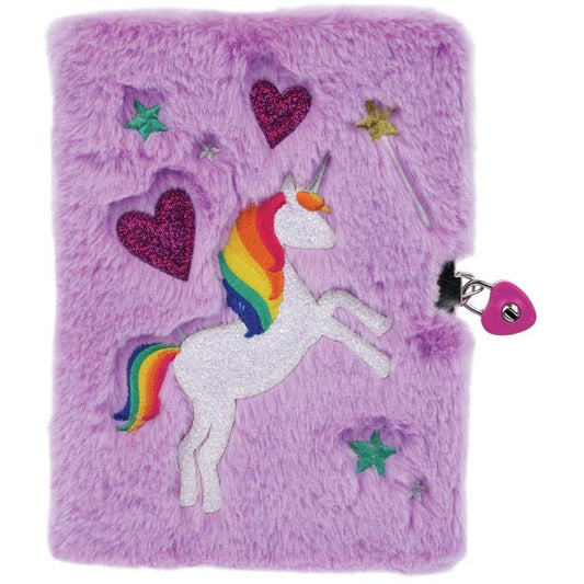 Magical Unicorn Lock & Key Journal