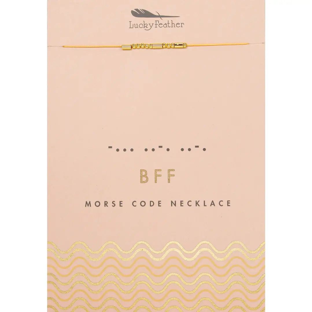 Morse Code Necklace | BFF