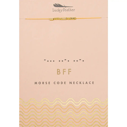 Morse Code Necklace | BFF