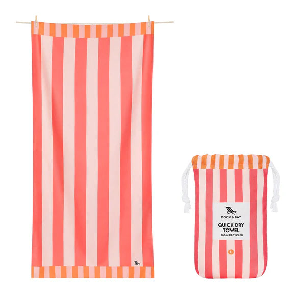 D&B Quick Dry Towel | Raspberry Road