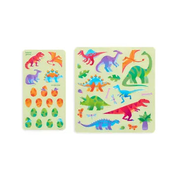 Play Again!: Reusable Sticker Fun - Daring Dinos