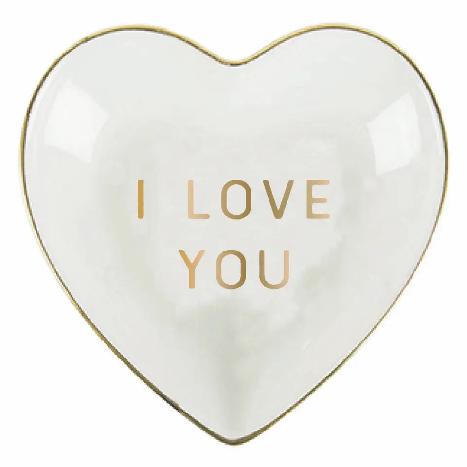 Ceramic Trinket Dish | I Love You