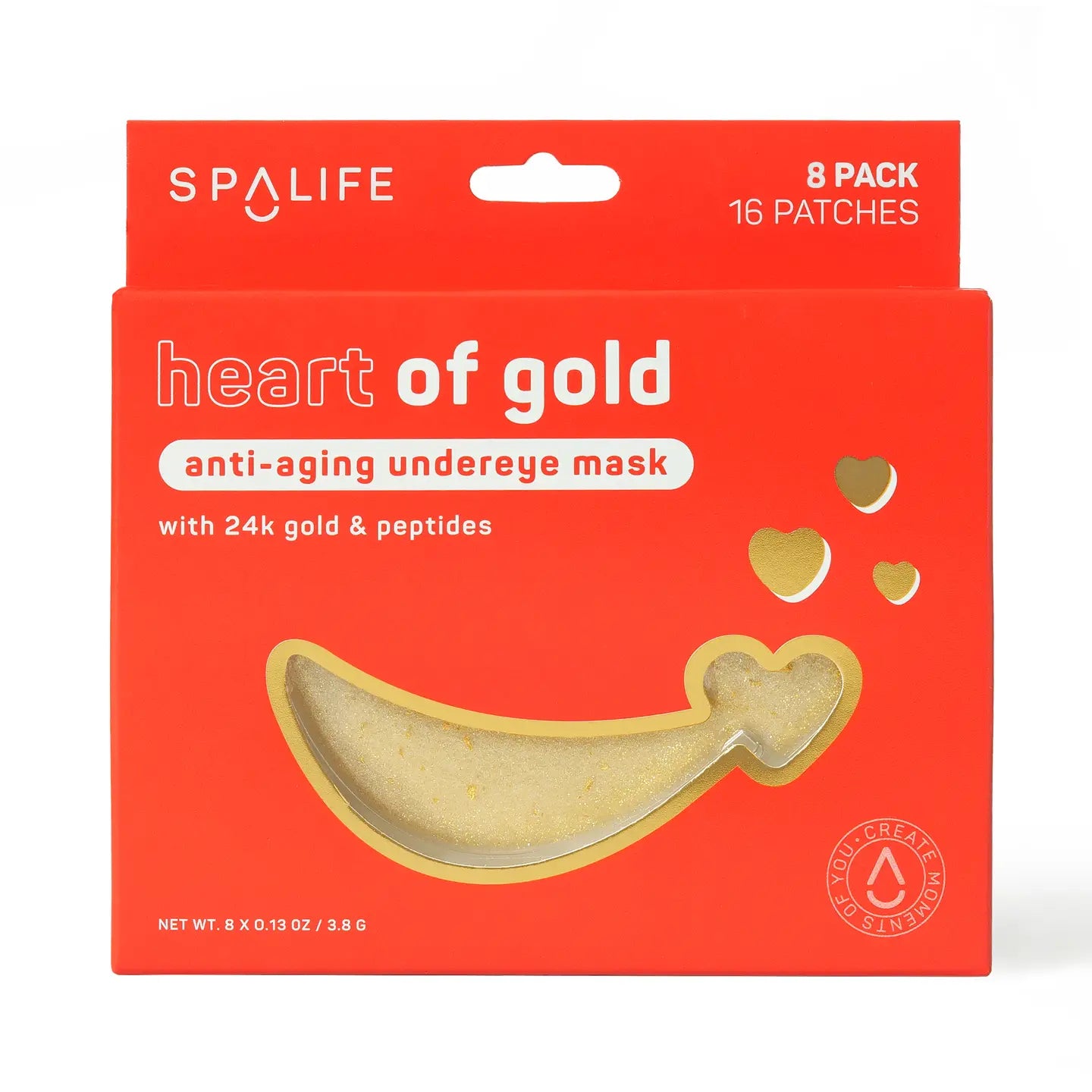 Valentines' Day Heart of Gold Anti-Aging Undereye Masks