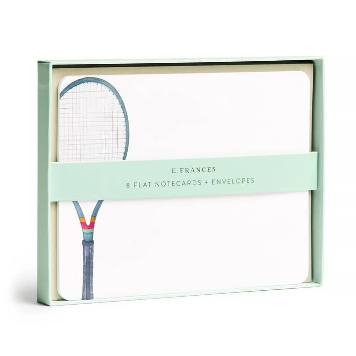 Boxed Flat Notecards | Tennis