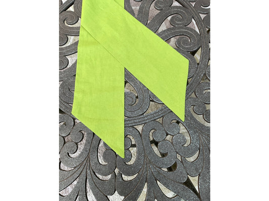 Linen Sash | Lime Green