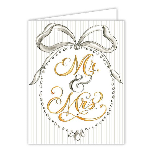 Greeting Card | Mr. & Mrs. in Frame