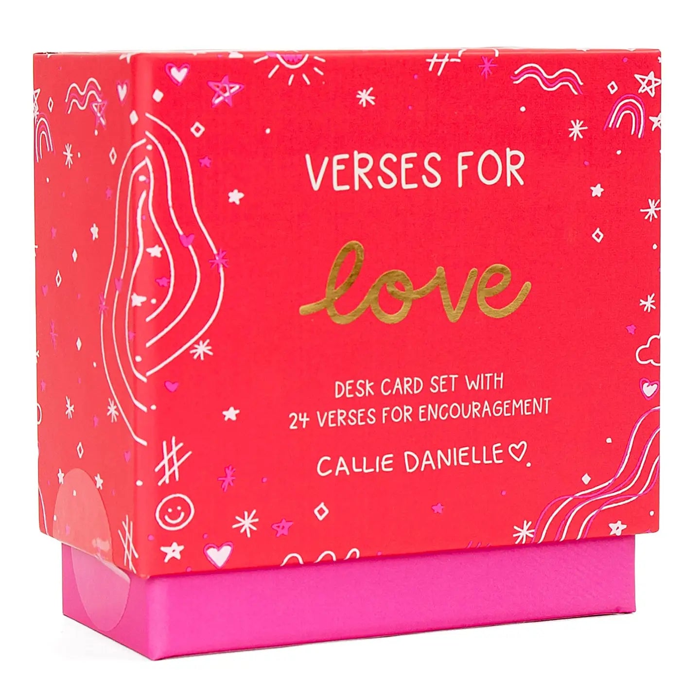 Verses For Love | Bible Verse Card Set with Display Stand