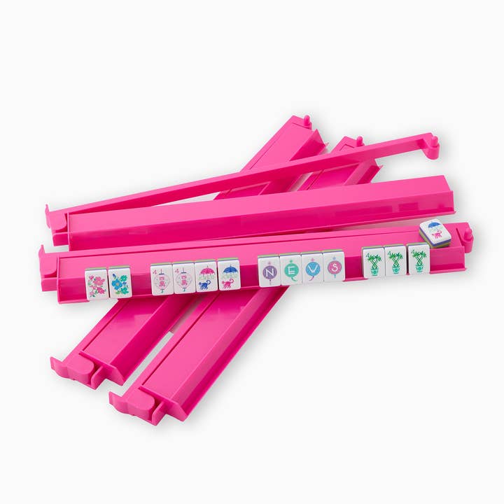 Acrylic Rack and Pusher Set | Hot Pink