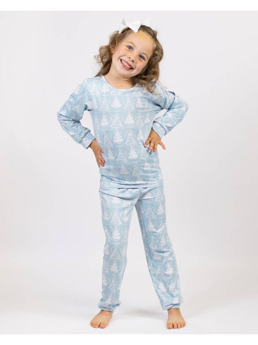 Kids Long Sleeve Pajama Set | Winter Dreams