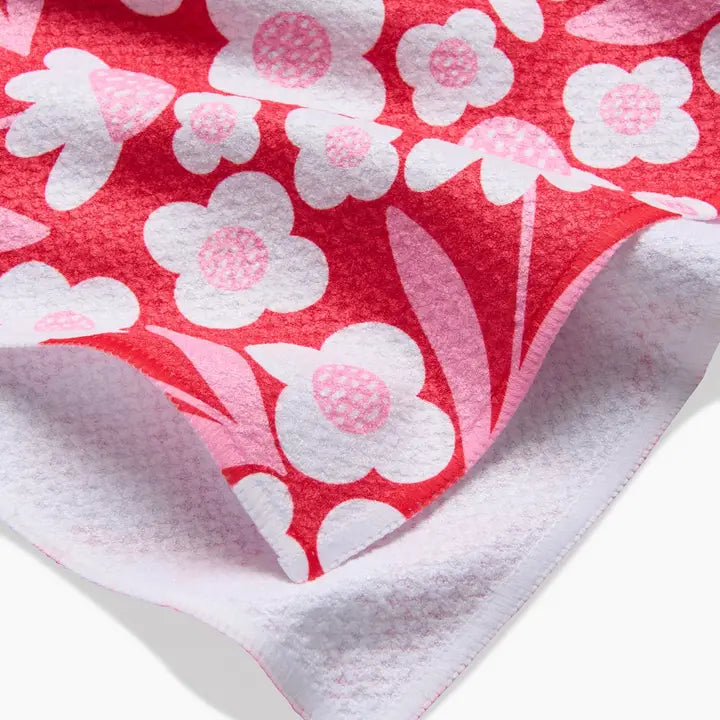 Tea Towel | Pink Blooms