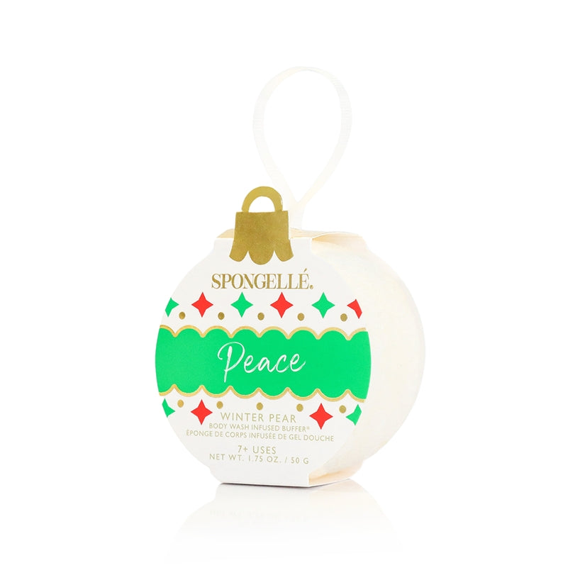 Holiday Spongelle | Ornament | Peace