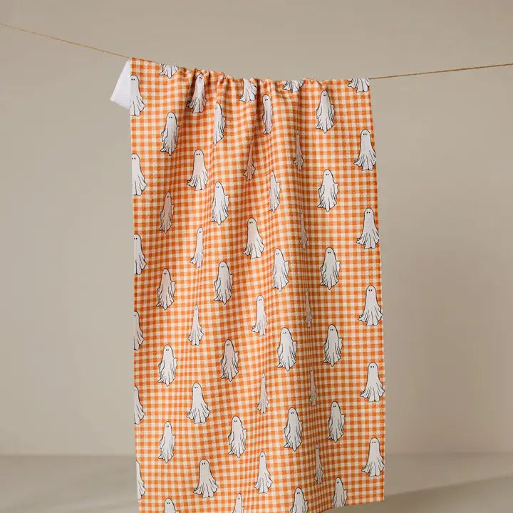 Tea Towel | Gingham Ghosts
